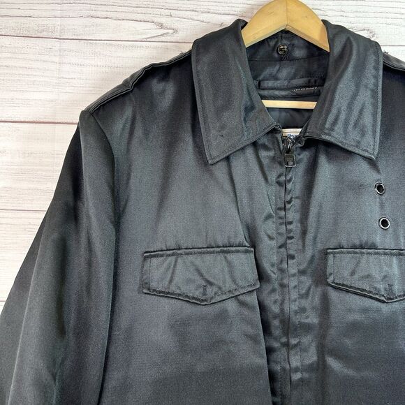 VINTAGE Elbeco New York Police Cruiser Bomber Jacket Black Size 44R - Picture 3 of 13